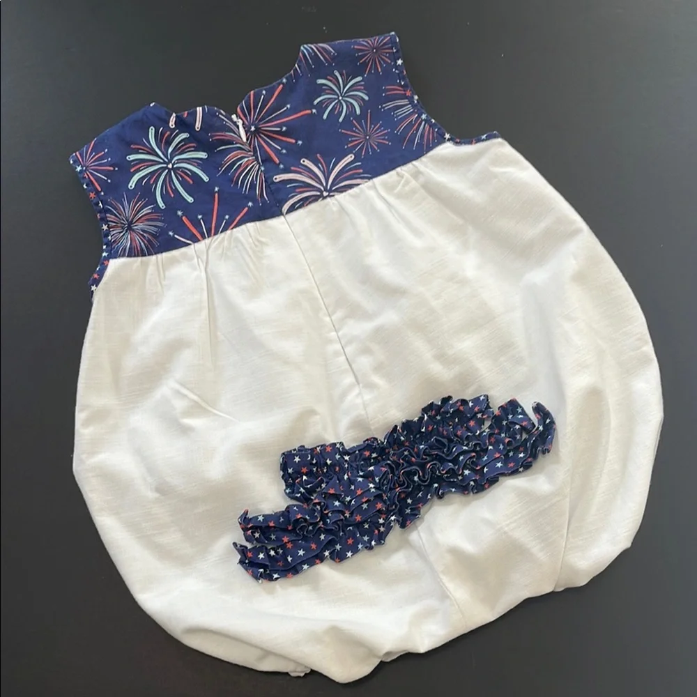 Fourth of July Firework Baby Bubble - Fits up to 6MO